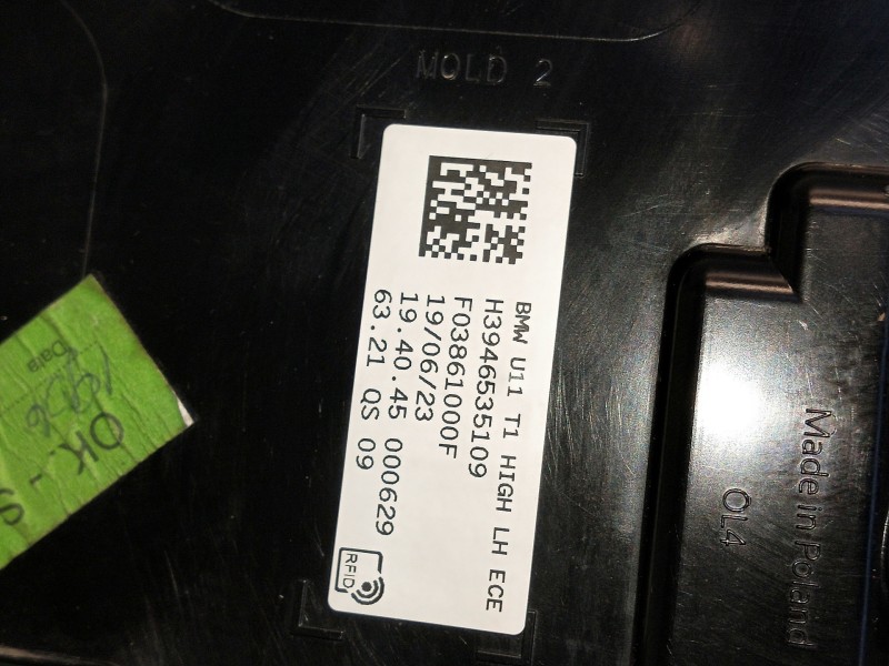 Recambio de piloto trasero izquierdo para bmw serie x1 (f48) referencia OEM IAM H3946535109 F03861000F 