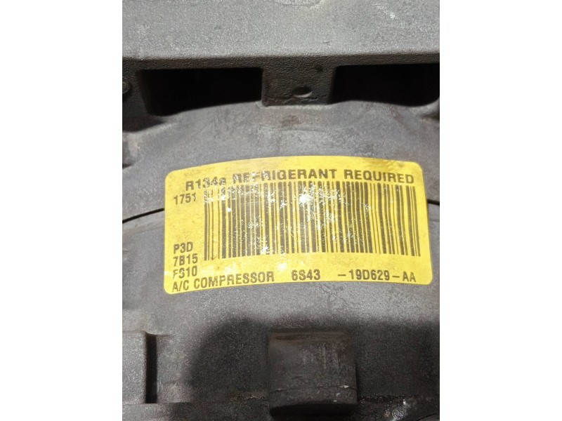 Recambio de compresor aire acondicionado para ford fiesta (cbk) referencia OEM IAM 19D629AA  