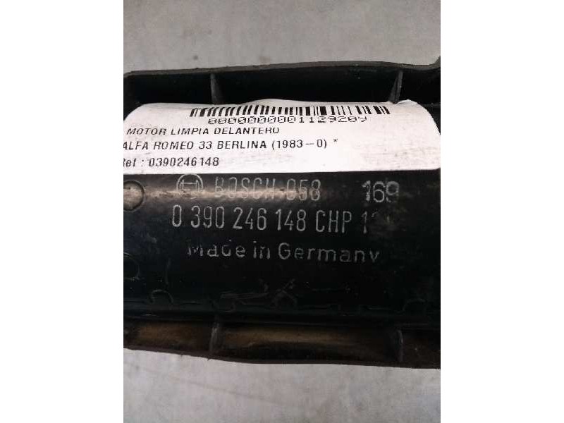 Recambio de motor limpia delantero para alfa romeo 33 berlina 1.4 ie referencia OEM IAM 0390246148  