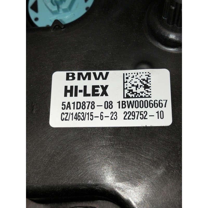Recambio de elevalunas trasero derecho para bmw serie x1 (f48) referencia OEM IAM 5A1D87808 1BW0006667 22975210 5P