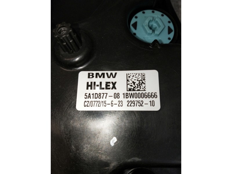 Recambio de elevalunas trasero izquierdo para bmw serie x1 (f48) referencia OEM IAM 5A1D87708 1BW0006666 22975210 5P