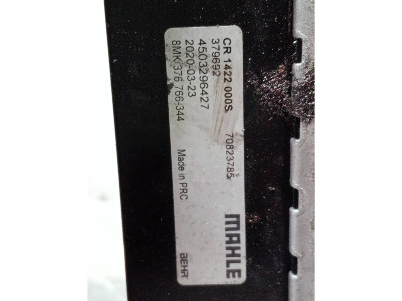 Recambio de radiador agua para audi a4 avant (8e) referencia OEM IAM CR1422000S 8MK376766344 70823785