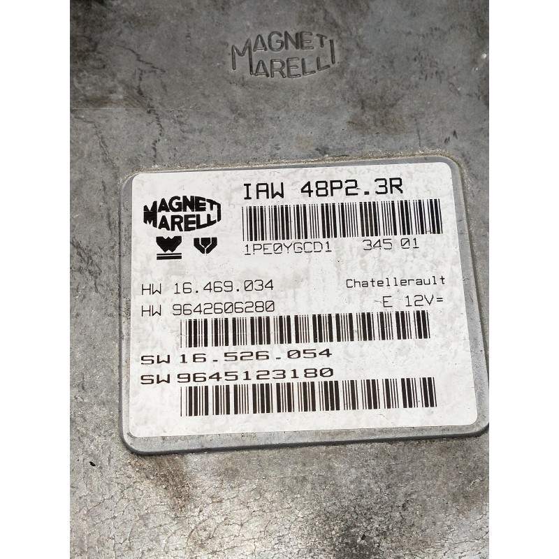 Recambio de centralita motor uce para peugeot 406 coupe (s1/s2) referencia OEM IAM 9642606280 9645123180 IAW48P23R MAGNETI MAREL