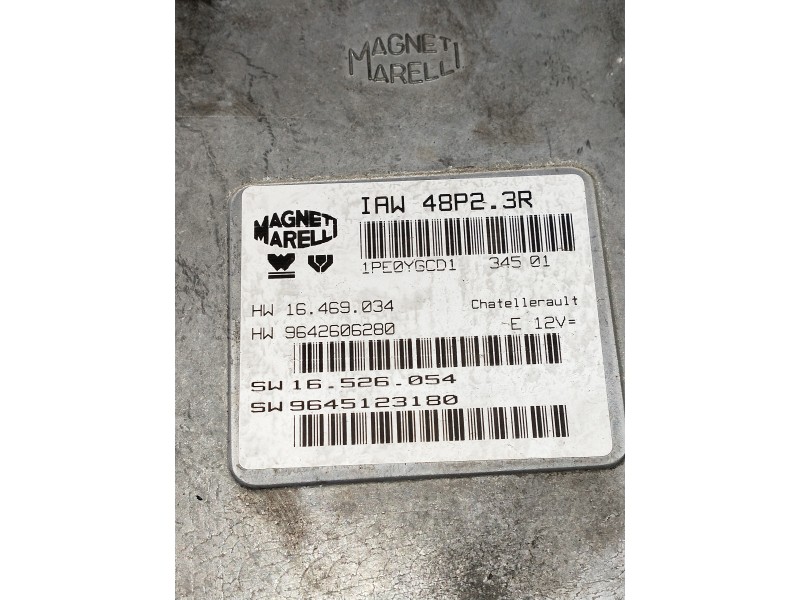 Recambio de centralita motor uce para peugeot 406 coupe (s1/s2) referencia OEM IAM 9642606280 9645123180 IAW48P23R MAGNETI MAREL