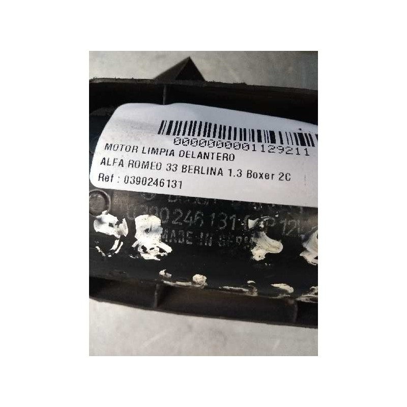 Recambio de motor limpia delantero para alfa romeo 33 berlina 1.3 boxer 2c referencia OEM IAM 0390246131   Recambio de motor limpia delantero para alfa romeo 33 berlina 1.3 boxer 2c referencia OEM IAM 0390246131