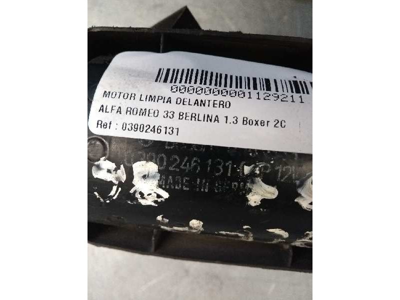 Recambio de motor limpia delantero para alfa romeo 33 berlina 1.3 boxer 2c referencia OEM IAM 0390246131   Recambio de motor limpia delantero para alfa romeo 33 berlina 1.3 boxer 2c referencia OEM IAM 0390246131