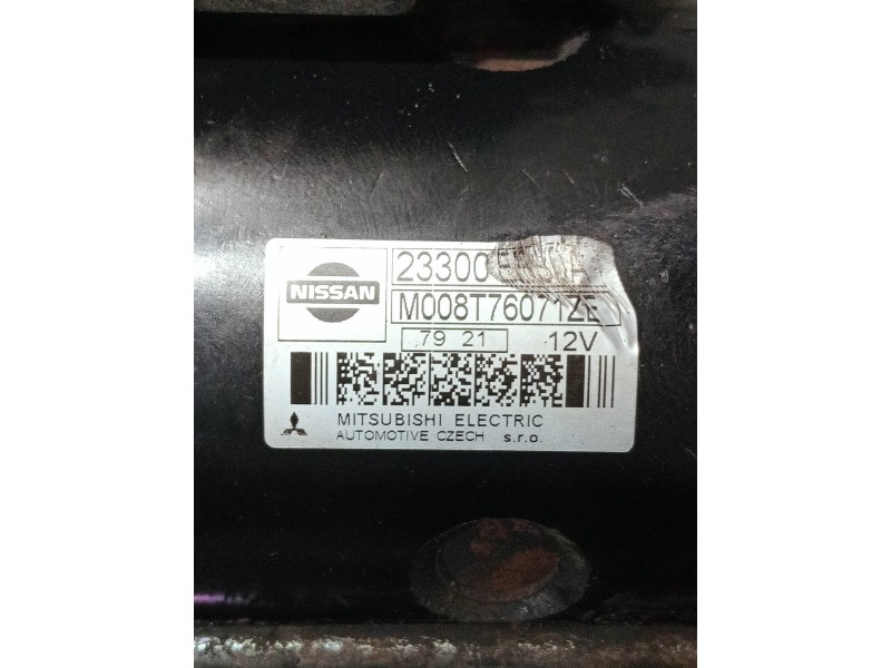 Recambio de motor arranque para nissan cabstar 09.06 referencia OEM IAM 23300EB30A M008T76071ZE 