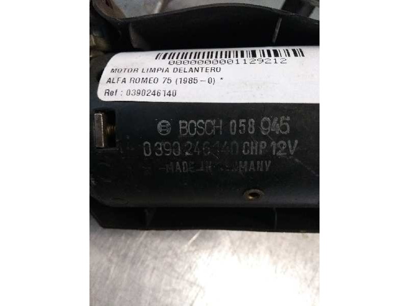 Recambio de motor limpia delantero para alfa romeo 75 referencia OEM IAM 0390246140  