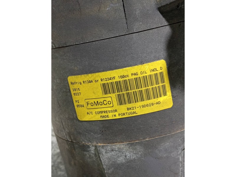 Recambio de compresor aire acondicionado para ford transit custom kombi referencia OEM IAM BK2119D629AD  