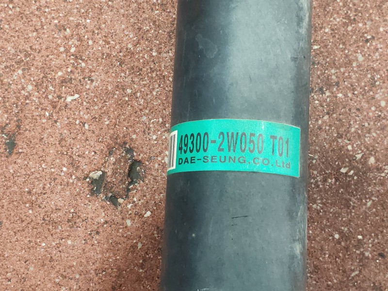 Recambio de transmision central para hyundai santa fe (dm) tecno 4wd referencia OEM IAM 493002W050  