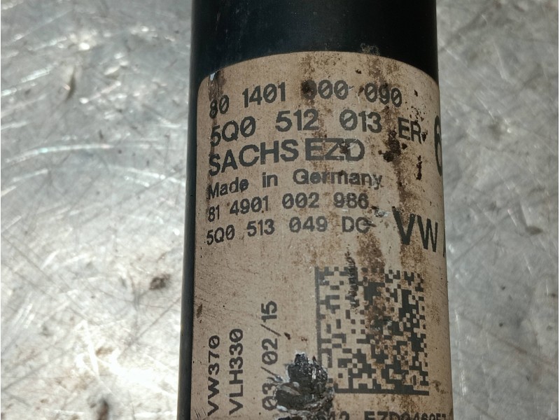Recambio de amortiguador trasero derecho para seat leon sc (5f5) referencia OEM IAM 5Q0512013 5Q0513049 801401000090