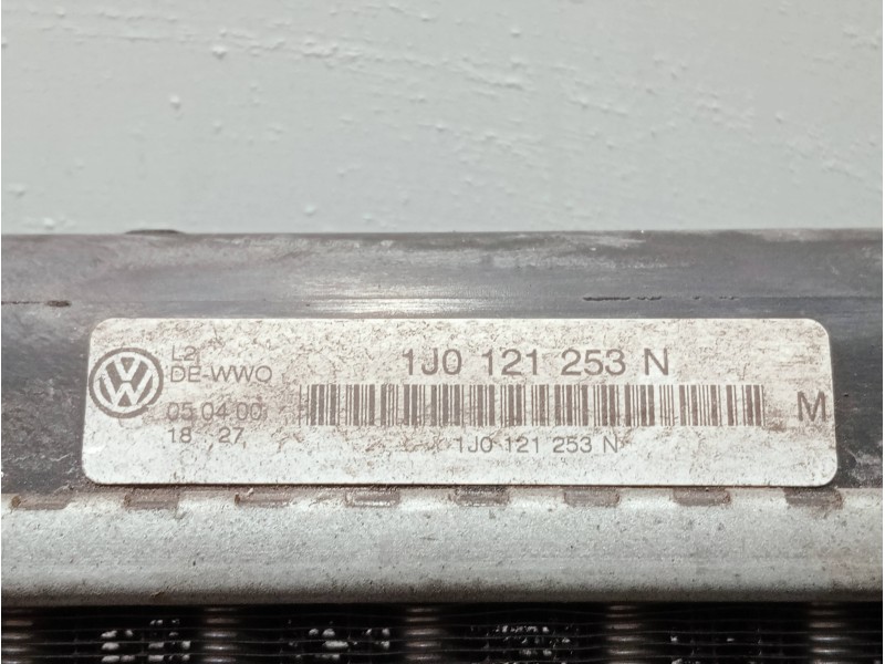 Recambio de radiador agua para audi a3 (8l) referencia OEM IAM 1J0121253N  