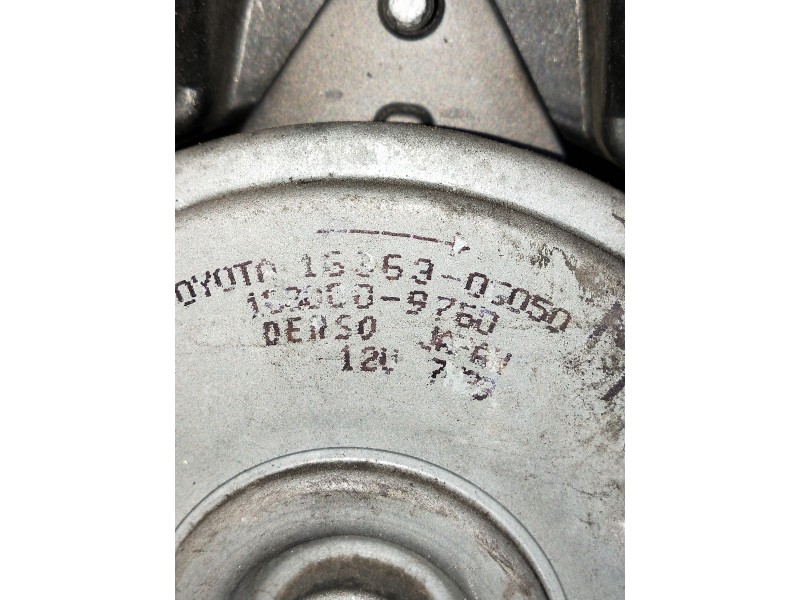 Recambio de electroventilador para toyota avensis berlina (t25) referencia OEM IAM 1636305050  