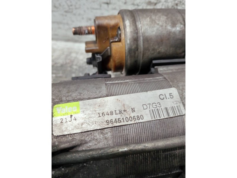 Recambio de motor arranque para peugeot 206 berlina referencia OEM IAM 9645100680  