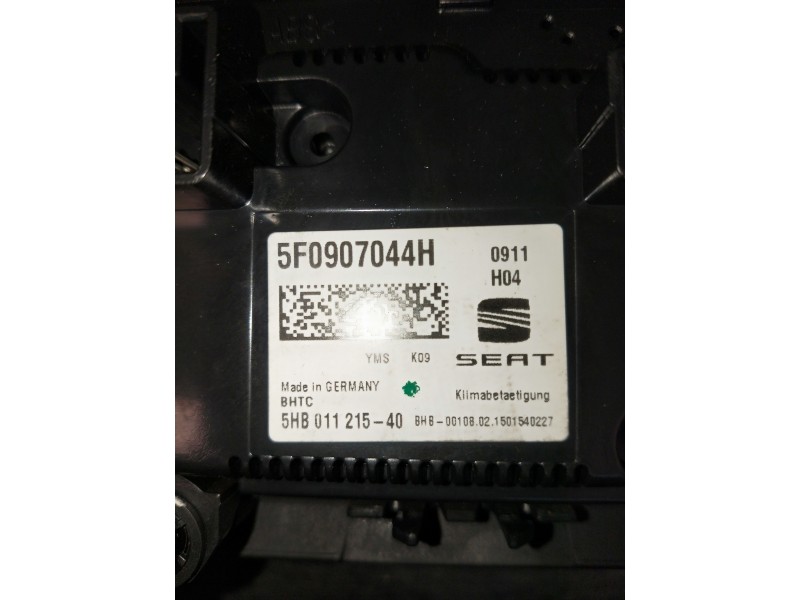 Recambio de mando calefaccion / aire acondicionado para seat leon sc (5f5) referencia OEM IAM 5F0907044H 5HB011215 