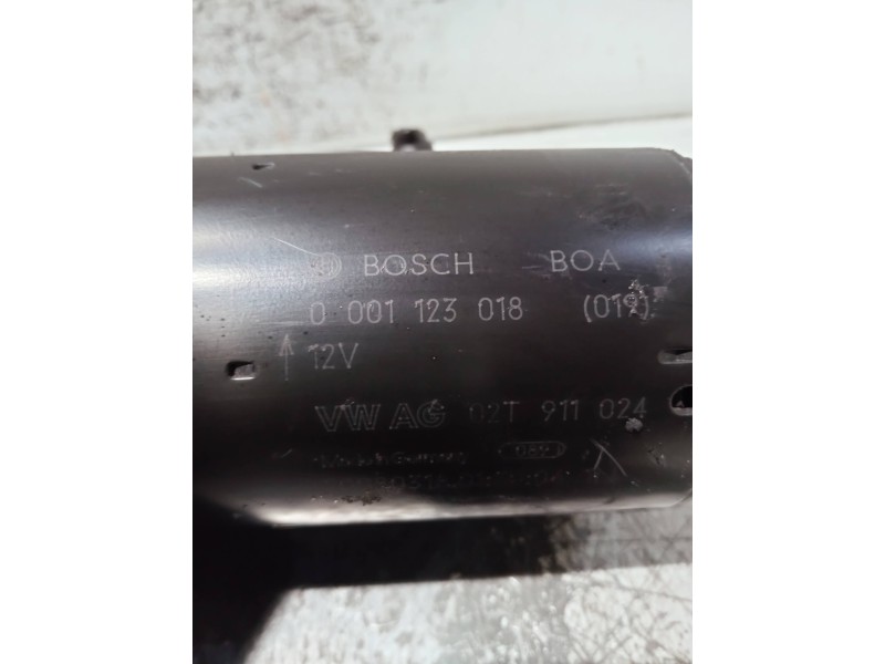 Recambio de motor arranque para volkswagen polo (9n3) referencia OEM IAM 02T911024 0001123018 