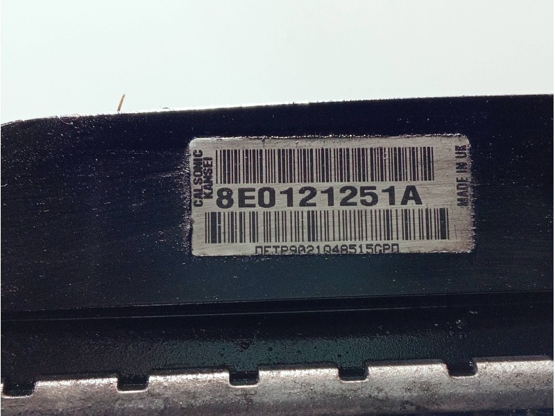 Recambio de radiador agua para audi a4 avant (8e) referencia OEM IAM 8E0121251A  