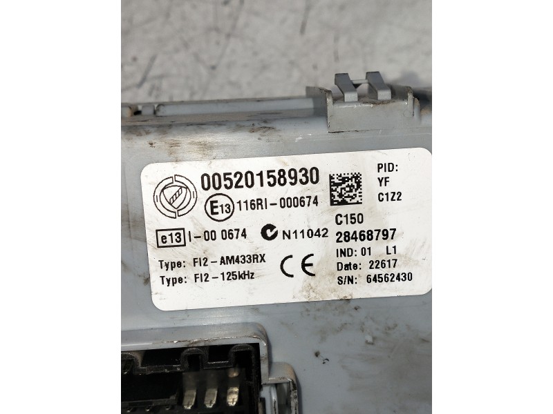 Recambio de modulo electronico para opel combo d referencia OEM IAM 00520158930 28468797 