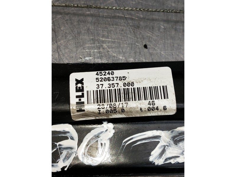 Recambio de elevalunas delantero derecho para opel combo d referencia OEM IAM 52063785 45240 6P