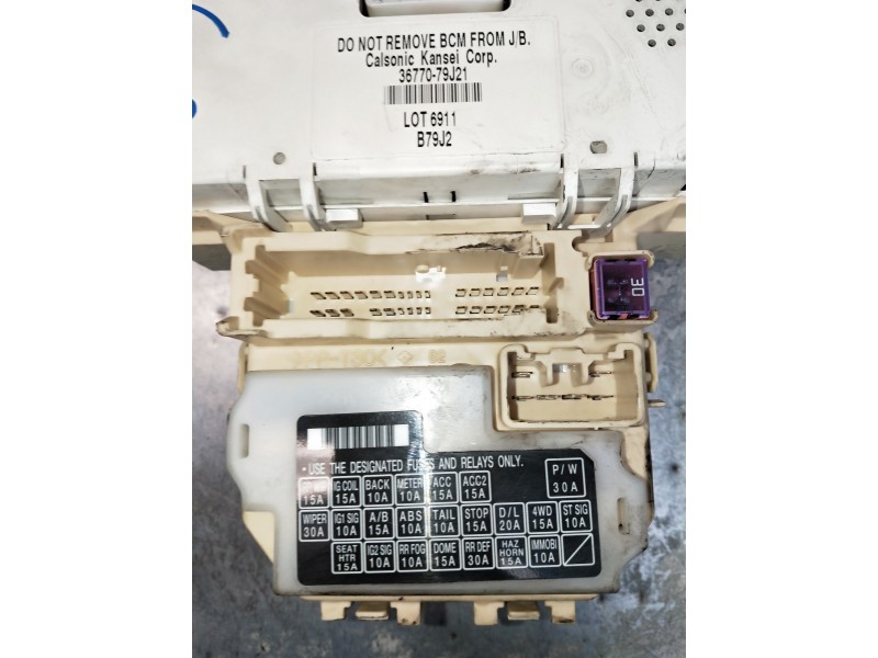 Recambio de caja reles / fusibles para fiat sedici (189) referencia OEM IAM 3677079J21  