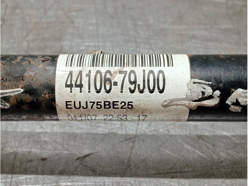 Recambio de transmision trasera derecha para fiat sedici (189) referencia OEM IAM 4410679J00 EUJ75BE25 