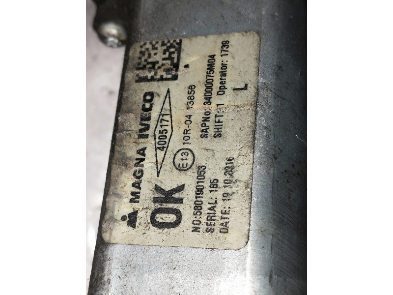 Recambio de elevalunas delantero izquierdo para iveco daily furgón referencia OEM IAM 5801901053  5P