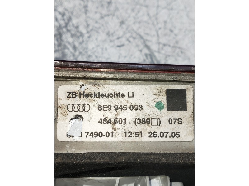 Recambio de piloto trasero izquierdo interior para audi a4 avant (8e) referencia OEM IAM 8E9945093  