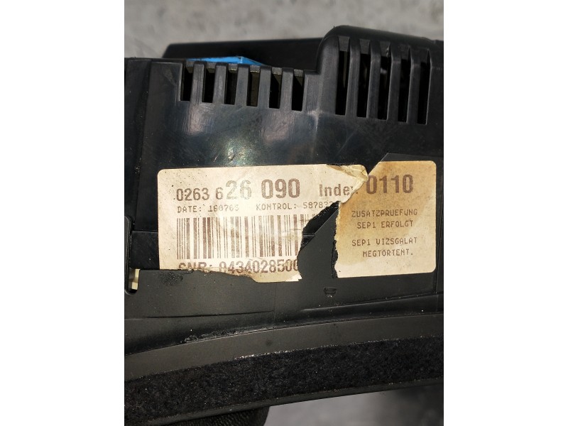Recambio de cuadro instrumentos para audi a4 avant (8e) referencia OEM IAM 0263626090  