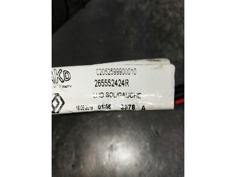 Recambio de piloto trasero derecho para renault clio iv referencia OEM IAM 265552424R  