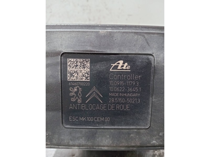 Recambio de abs para peugeot 208 referencia OEM IAM 9806891780 10091511793 10022003774