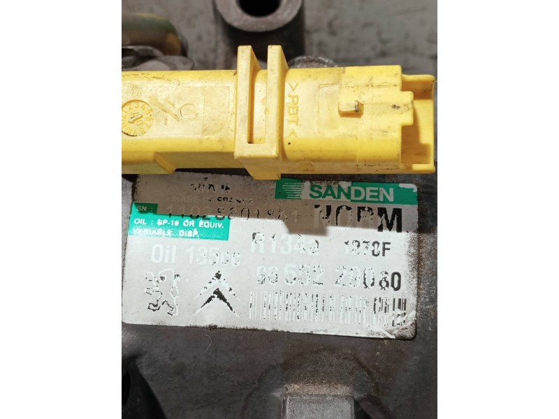Recambio de compresor aire acondicionado para fiat scudo combi (272) referencia OEM IAM 9655229080  
