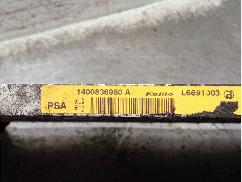 Recambio de condensador / radiador aire acondicionado para fiat scudo combi (272) referencia OEM IAM 1400836980A L6691003 
