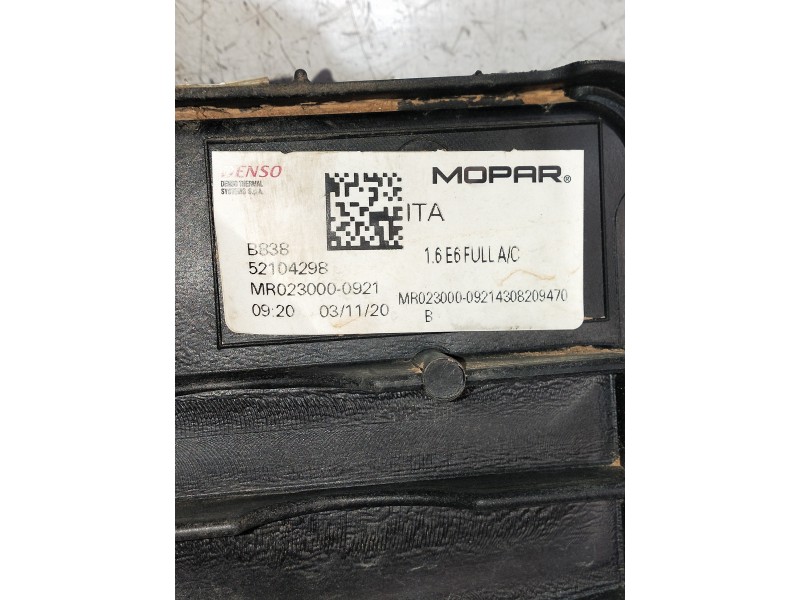 Recambio de electroventilador para jeep renegade limited referencia OEM IAM MR0230000921 52104298 