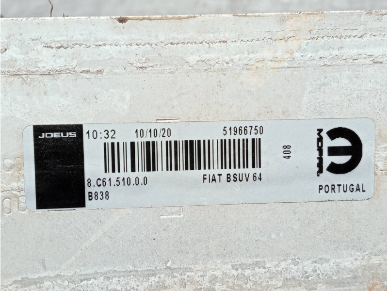 Recambio de intercooler para jeep renegade limited referencia OEM IAM 51966750 8C6151000 