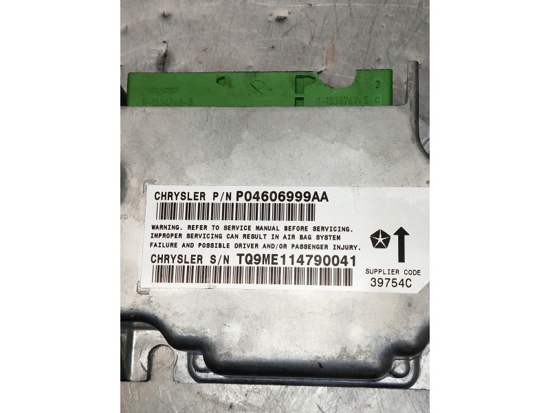 Recambio de centralita airbag para jeep cherokee (kj) referencia OEM IAM P04606999AA 39754C TQ9ME114790041