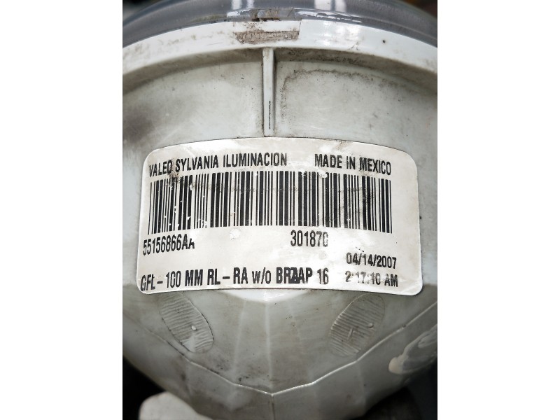 Recambio de faro antiniebla izquierdo para jeep cherokee (kj) referencia OEM IAM 55156866AA  