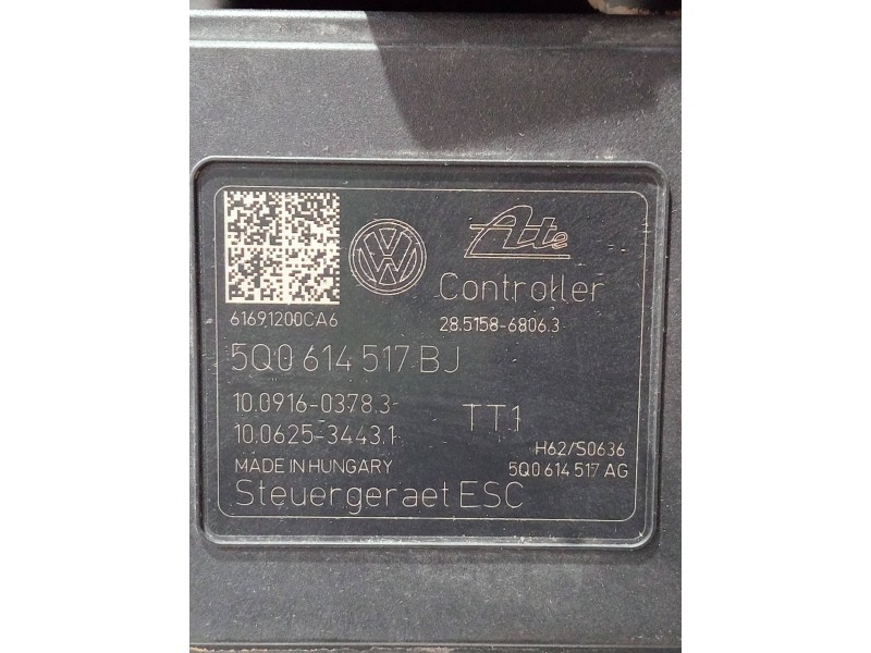 Recambio de abs para volkswagen touran (5t1) referencia OEM IAM 5Q0614517BJ 10091603783 10022008274