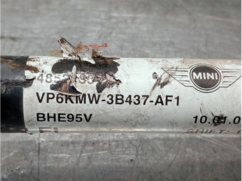 Recambio de transmision delantera izquierda para mini mini (r56) referencia OEM IAM VP6KMW3B437AF1  