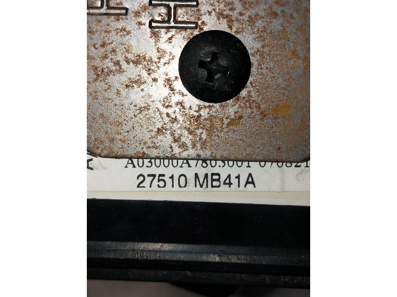 Recambio de mando calefaccion / aire acondicionado para nissan cabstar 09.06 referencia OEM IAM 27510MB41A  