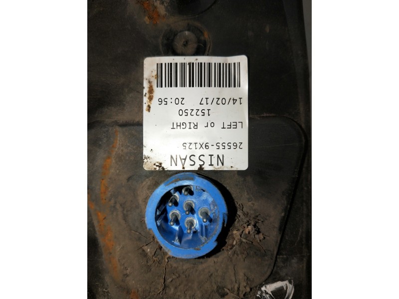 Recambio de piloto trasero derecho para nissan cabstar 09.06 referencia OEM IAM 265559X125 152250 
