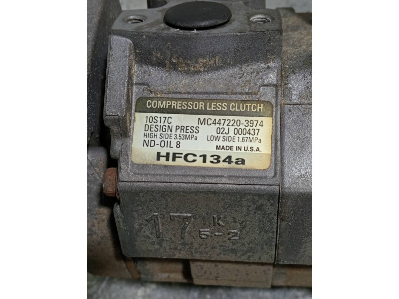 Recambio de compresor aire acondicionado para jeep cherokee (kj) referencia OEM IAM MC4472203974  