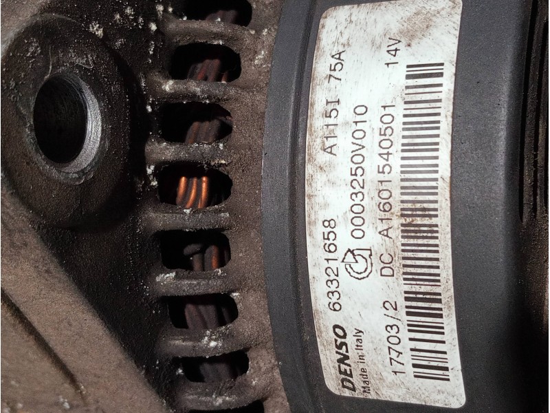 Recambio de alternador para smart roadster referencia OEM IAM 0003250V010 A1601540501 63321658