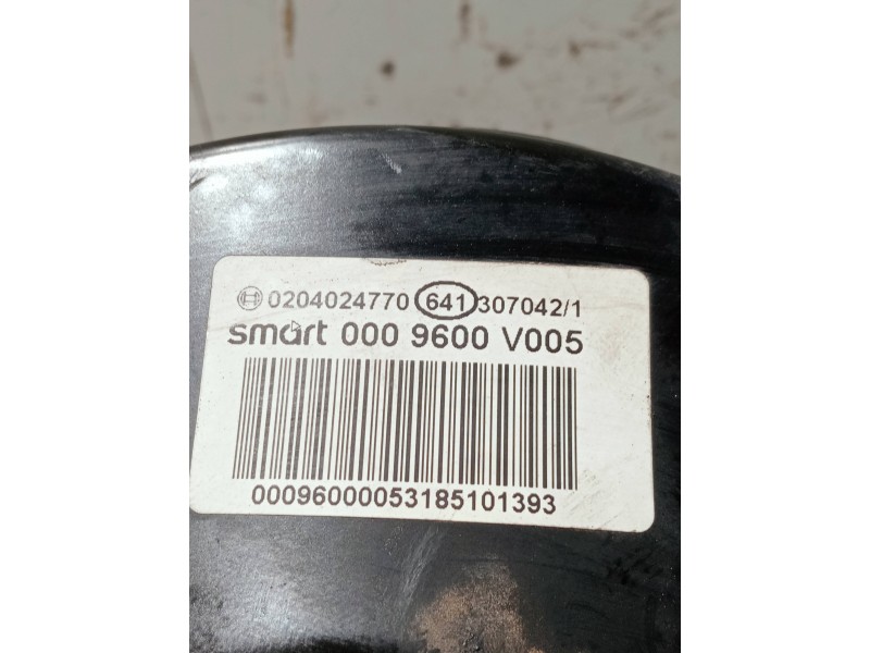 Recambio de servofreno para smart roadster referencia OEM IAM 0009600V005 0204024770 