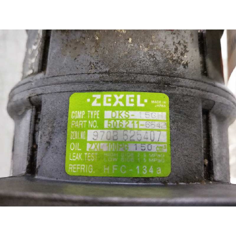 Recambio de compresor aire acondicionado para isuzu trooper 3.0 dti cat referencia OEM IAM 5062116642 8972142340 5060119070 DKS1