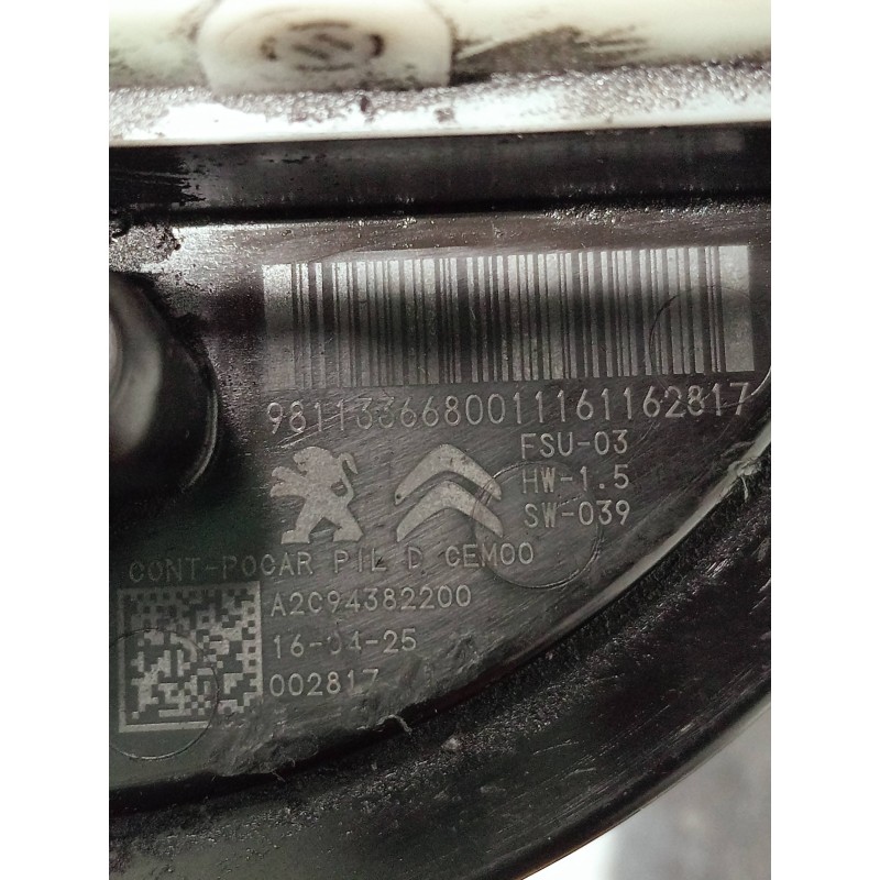 Recambio de bomba combustible para citroen c-elysée referencia OEM IAM 9811336680 A2C94382200 