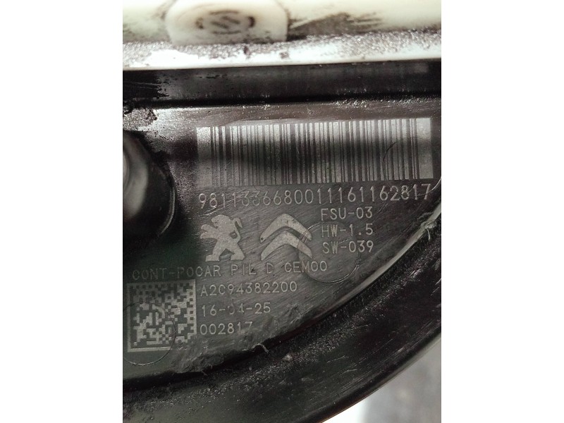 Recambio de bomba combustible para citroen c-elysée referencia OEM IAM 9811336680 A2C94382200 