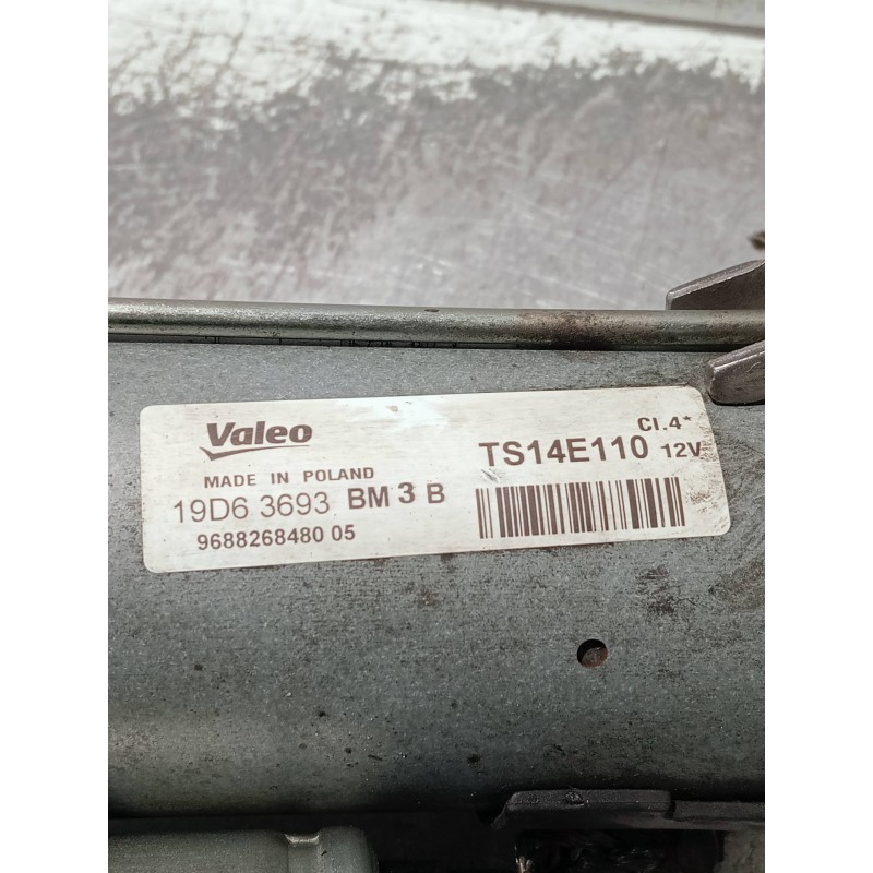 Recambio de motor arranque para citroen c-elysée referencia OEM IAM 9688268480 TS14E110 