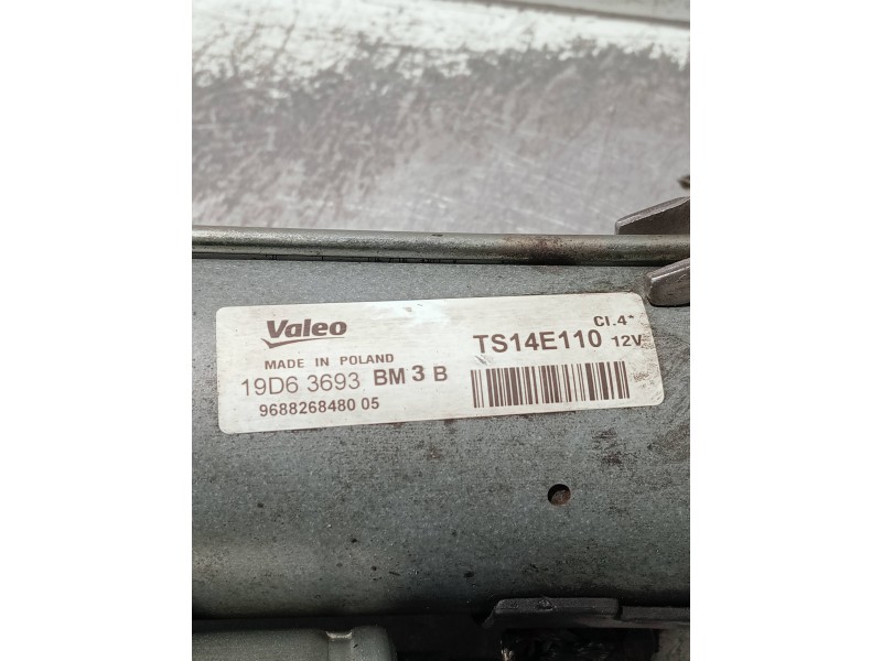 Recambio de motor arranque para citroen c-elysée referencia OEM IAM 9688268480 TS14E110 