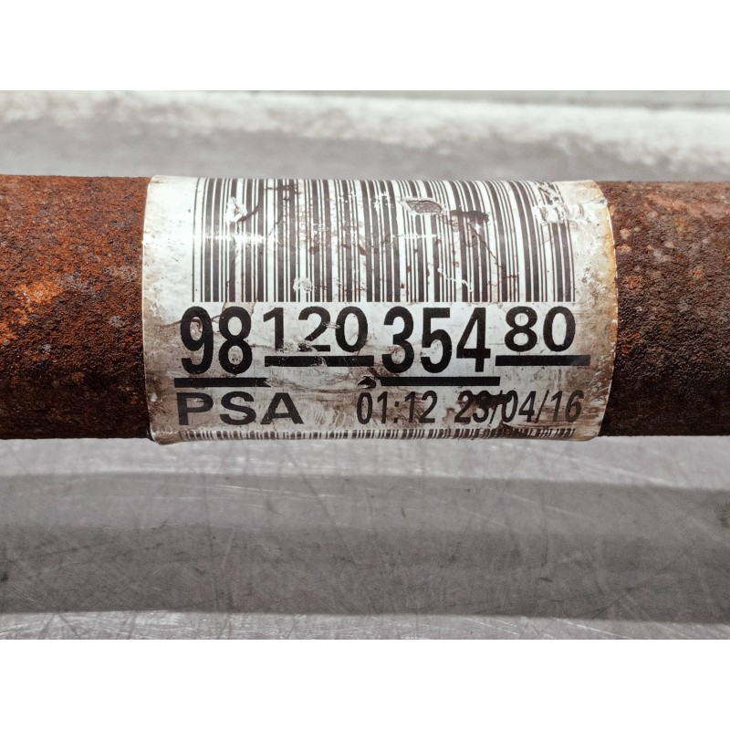 Recambio de transmision delantera derecha para citroen c-elysée referencia OEM IAM 9812035480  