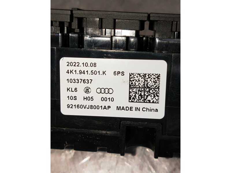 Recambio de mando luces para audi a3 sportback (8ya) s-line referencia OEM IAM 4K1941501K 103337637 92160VJ8001AP